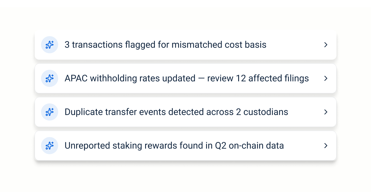 Taxbit AI - Proactive Intelligence