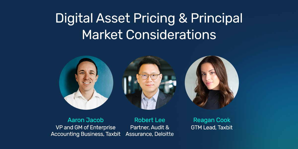 Digital Asset Pricing & Principal Market Considerations