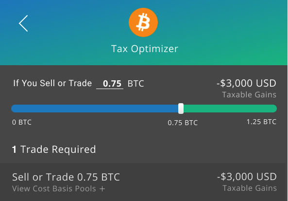 Taxbit's Tax Optimizer makes tax-loss harvesting easy