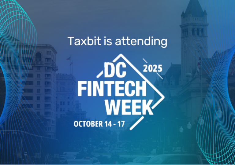 Taxbit is attending DC Fintech Week 2025