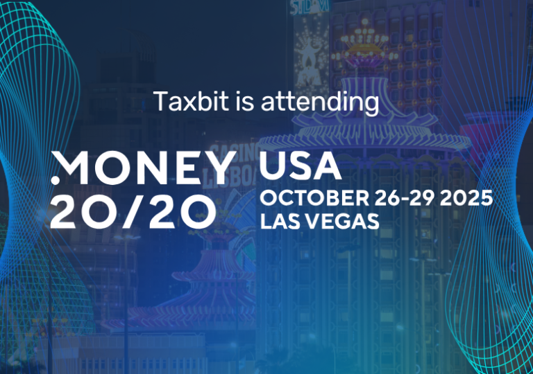Taxbit is attending MONEY 20/20 USA